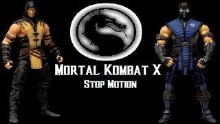 Mortal Kombat X Stop Motion Scorpion vs Sub-Zero