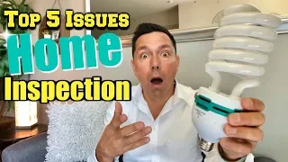 Top 5 Issues found in a Home Inspection Report