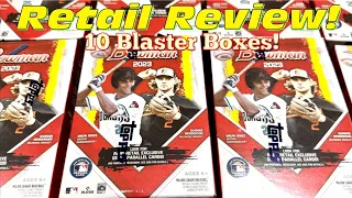 THESE ARE ACTUALLY GREAT FOR $30 EACH!  2023 BOWMAN BLASTER BOX PREVIEW VIDEO!