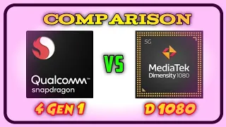 Snapdragon 4 gen 1 Vs Dimensity 1080 | Full Comparison | Sd 4 Gen 1 Vs D 1080