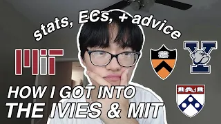 STATS & ECs THAT GOT ME INTO THE IVIES & MIT (+advice)