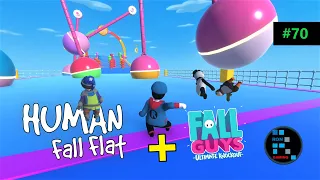 Human: Fall Flat But We Are Playing Fall Guys Map (PART-70)