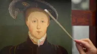 Conserving a portrait of King Edward VI