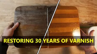 30 Years of Varnish Restored! - Two Sons Sailing Episode 12