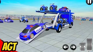 Grand Police Transport Truck - Police Car Transporter Simulator - Android Gameplay