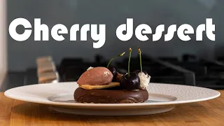 Cherry dessert