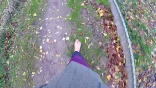 Walking barefoot in not so warm weather in Belguim 👊 23/11/2022 (part 1)