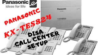 Panasonic KX-TES824 Auto attend Call (DISA)-Call Center Setup