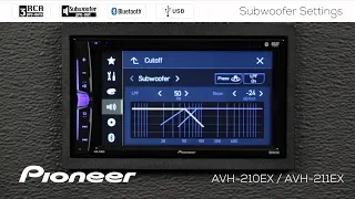 How To - AVH-210EX - Subwoofer settings