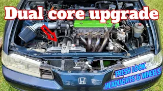 Dual core radiator upgrade | Honda Prelude SI