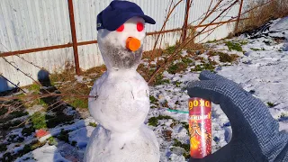 Experiment: Fireworks vs Snowman