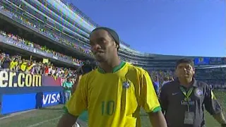 Ronaldinho & Robinho  - They Received a Standing Ovation! (USA vs Brazil ) Full Review