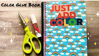 Color Glue Book🌈• Can’t Stop😂• #gluebook #paper #collage #magazinecollage #papercrafts #color