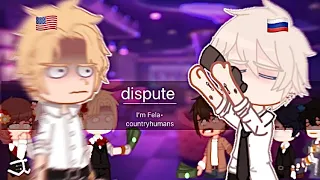 dispute🍾|I’m Fela•|countryhumans|Russian|USA|идея не моя❗️|Читать комментарии❗️|