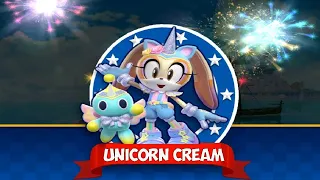 SONIC DASH NEW CHARACTER UNICORN CREAM Unlocked & Fully Upgraded  NEW Update Android Gameplay