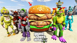 FİVE NİGHT AT FREDDYS TİMSAH MONTY ROXYE HAMBURGER ARABASI ALDI - GTA 5