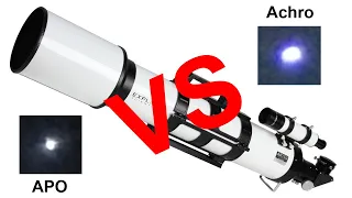 APO vs Achro??? What is the difference between an Achromatic and Apochromatic refractor telescope?