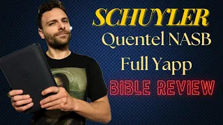 Schuyler Quentel NASB, Full Yapp Imperial Blue Bible: REVIEW