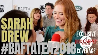 Sarah Drew #GreysAnatomy interviewed at BAFTA's TV Tea Party #BBCAmerica #Emmys70