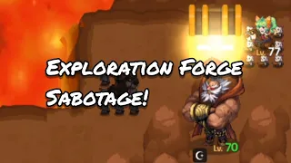 Guardian Tales: Exploration Forge | Sabotage | THE CRUCIAL FIRST FIVE TURNS