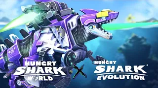 ALL ATOMIC BREATHS AND LASER BEAMS IN HUNGRY SHARK GAMES | KAIJU GAMER PH