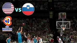 USA VS SLOVENIA l Full Game Match Highlights FIBA World Cup 2K23