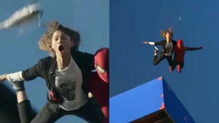 SpiderMan No Way Home Behind The Scenes | Before CGI vs After CGI