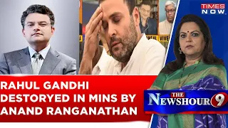 Anand Ranganathan Destroys Rahul Gandhi & Congress In Minutes | Watch Breathless Attack | Debate