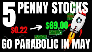 5 Penny Stocks to Buy Now May 2024 - WILL GO PARABOLIC - Top Pennystocks KULR OSS IDK PLTR ACT PCSA