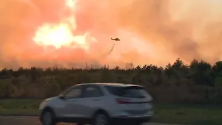 Wildfires burn in Bastrop County