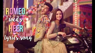 Romeo Weds Heer - Full Song LYRICS (Sana Javaid & Feroze Khan) | HD | New pakistani song