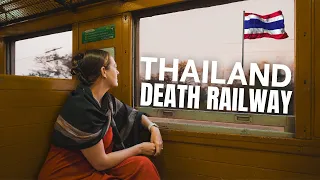 THE DEATH RAILWAY to HELLFIRE PASS! Kanchanaburi to Nam Tok 🇹🇭 Thailand Travel Vlog