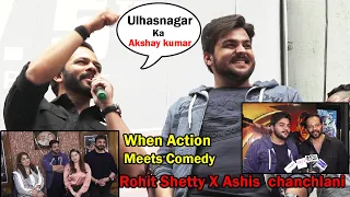 Rohit Shetty & Ashish Chanchlani Visit Ashok Anil Multiplex In Ulhasnagar To Promote Sooryavanshi