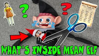 What's Inside The Mean Elf? Cutting Open Evl! Is Baby Yoda Safe He Ate Squid Doll!