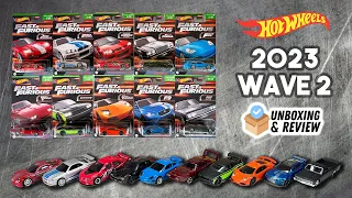 2023 Hot Wheels Fast & Furious 10 Car Set Wave 2 with new Evo IX, El Camino, and Murcielago Castings