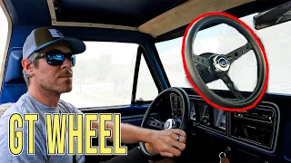 70s Ford Bronco - Truck GT Steering Wheel Install
