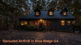 Blue Ridge GA AirBnB Cabin with Hot Tub on the deck! Check it this awesome Vacation Home!