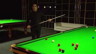 Top spin vs. back spin  Ronnie O,sullivan Master class.