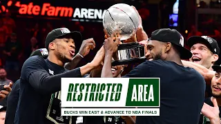 All-Access: Bucks Win East & Advance To NBA Finals | Exclusive Giannis & Khris Locker Room Footage