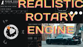 Realistic Rotary Engine - Engine Simulator