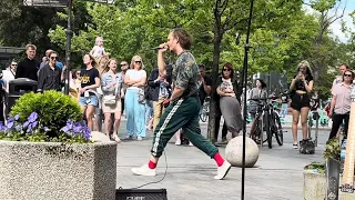 Freestyler - Bomfunk MC's - Vocal Cover (Live at Street Music Day 2024 in Vilnius)