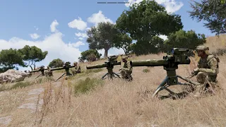 Ground Forces ambush Russian Armoured convoy | ARMA3 | MilSim