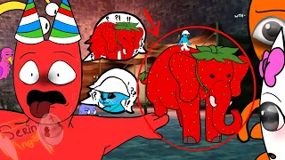 Strawberry Elephant But In Garten Of Banban - Ano Ano Wilkum meme | Smurf Cat But In Banban #2 - AU