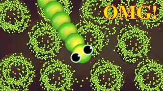 Wow ! How i Got Delicious Score Here 🐍 Epic Moments Snake .io Gameplay 🐍 #snakeio #snakegame