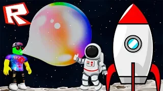 FLEW INTO SPACE IN A GIANT BUBBLE! Simulator chewing GUM to Get
