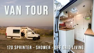 VAN TOUR | sprinter with shower