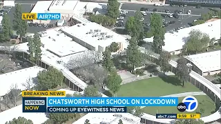 Chatsworth High School briefly placed on lockdown after shooting near campus, LAPD says