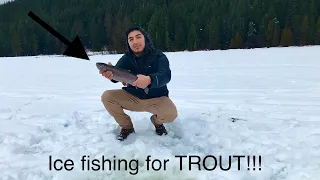 Trillium Lake Ice Fishing | Winter Trout Fishing | Oregon Fishing