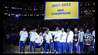 WARRIORS RECEIVE 2022 CHAMPIONSHIP RINGS  - Golden State Warrior - Ring Ceremony - 2022 NBA Champion