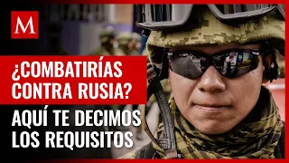 Experiencia policial o militar, requisitos de Ucrania para combatir contra Rusia